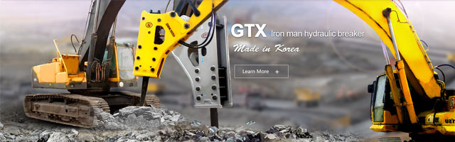 GTX Iron man hydraulic breaker